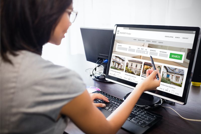 Use property portals to search for your dream home